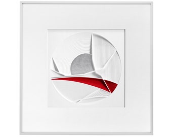 PS-3C, minimalist sculpture, Wall Sculpture SET, customized wall art, abstract silver art