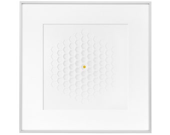 HoneyComb Wall Sculpture, 70x70 cm, minimalist art, layered artwork, wall art décor, luxury decoration