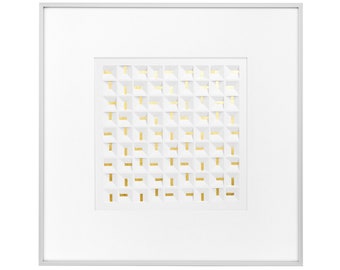 Chaos Wall Sculpture, minimalist art, original artwork, wall décor, luxury art