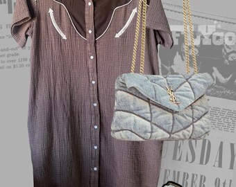 RANK RETRO DRESS *Mocha