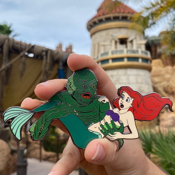 Mermaid From The Black Lagoon | Disney Universal Inspired Enamel Pin