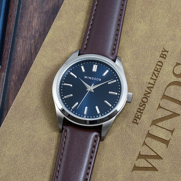 Men’s Engraved Watch, Personalized Mens Watches, Groomsmen and Best Man Gifts