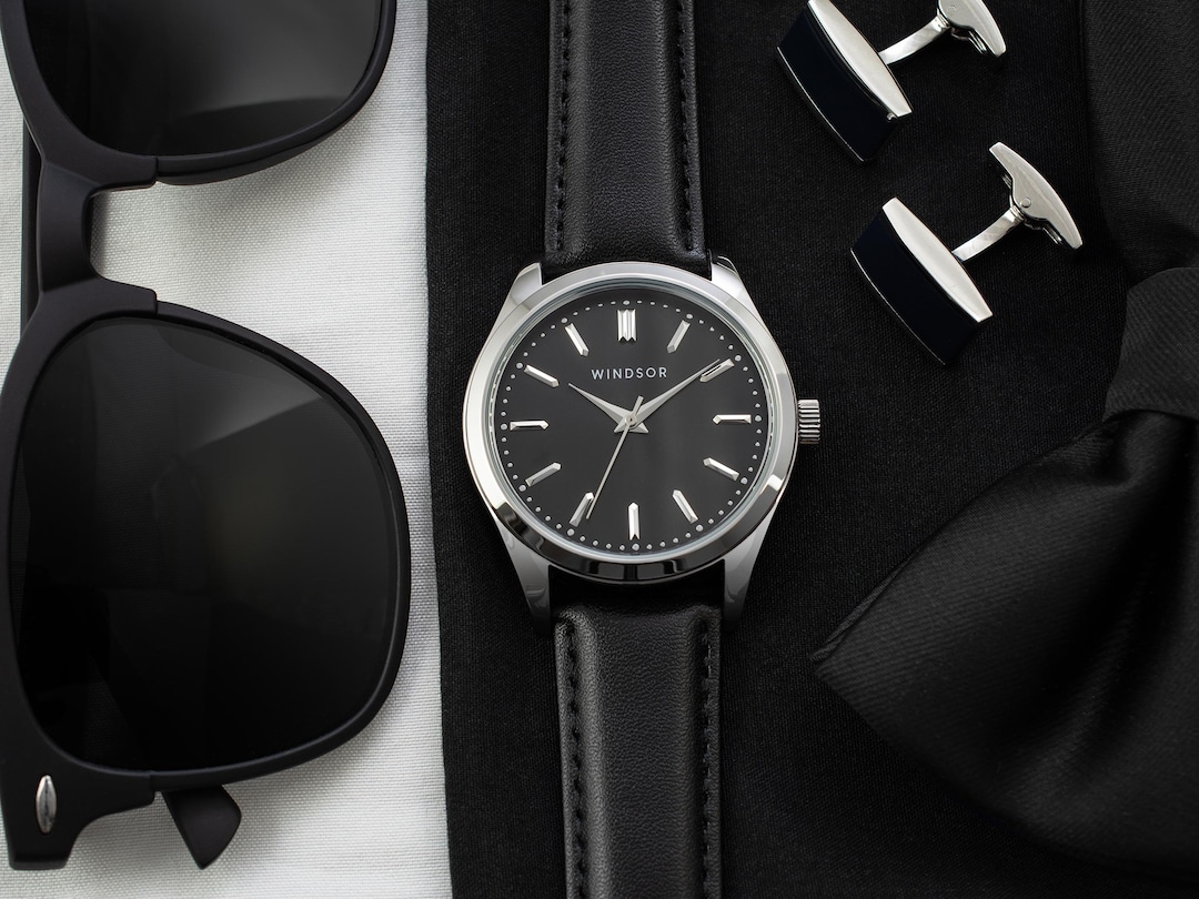 Personalized Engraved Watch for Men - Stylish Mens Watch - Custom ...