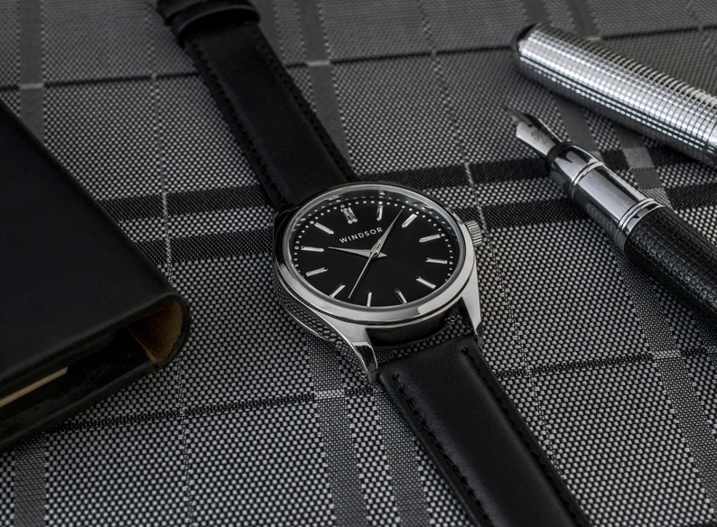 Personalized Watch, Mens Watch, Engraved Watch, Gift for Him, Mens Gift, Gift for Husband, Groomsmen Watch, Watches for Men image 4