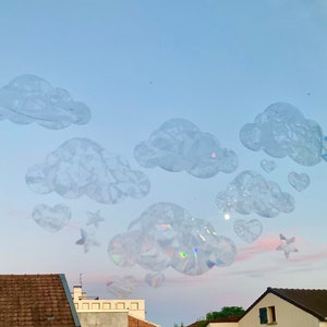 Suncatcher Pack *Clouds* / rainbow window stickers