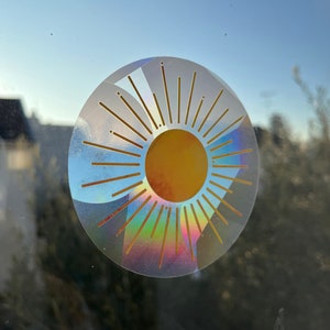 Suncatcher Sticker YelloW SuN image 2