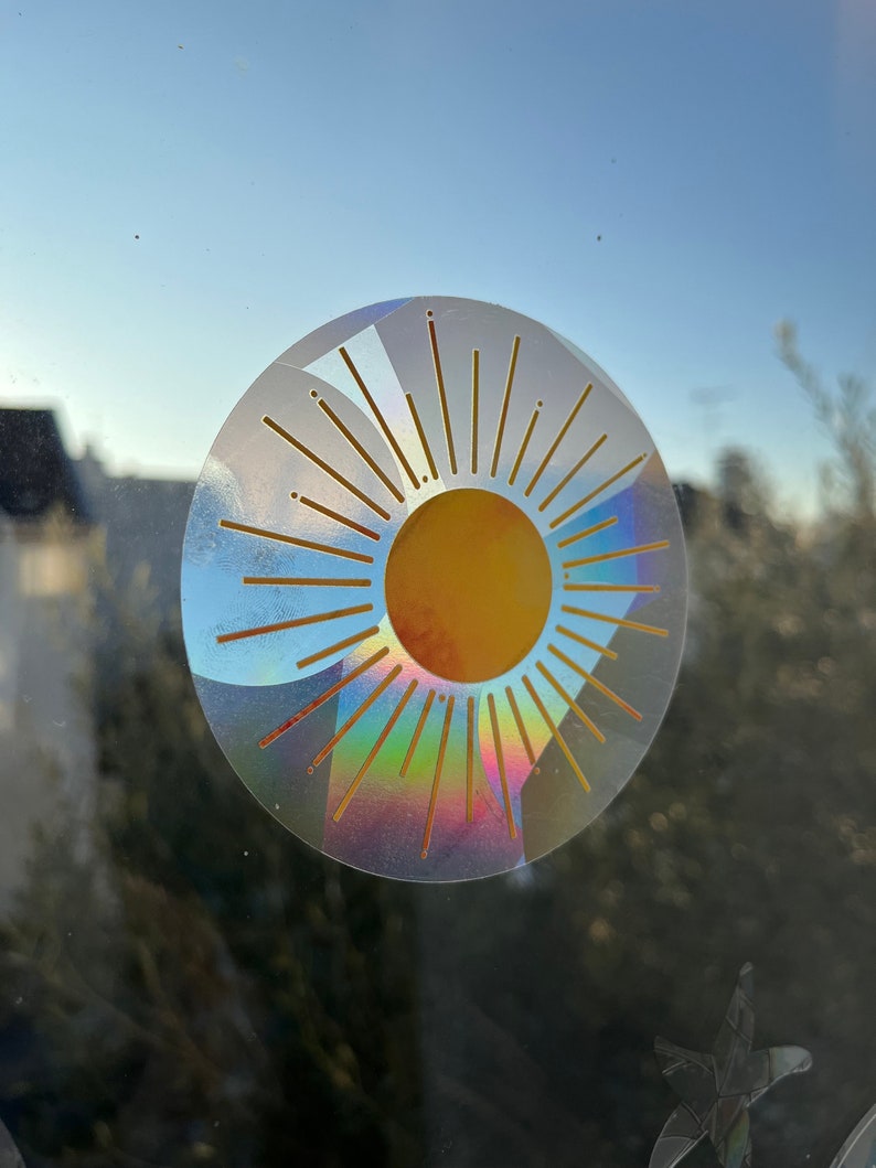 Suncatcher Sticker YelloW SuN image 2