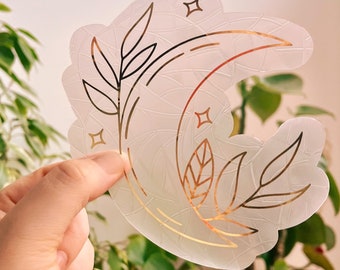 Suncatcher Sticker *Nature MooN* Gold