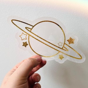 Suncatcher Sticker *Golden Planet*