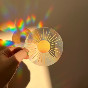 Suncatcher Sticker *YelloW SuN*