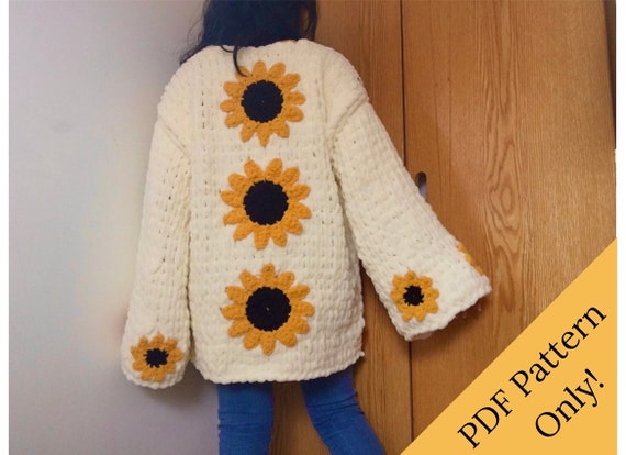 PDF PATTERN for the Sunflower Cardigan 