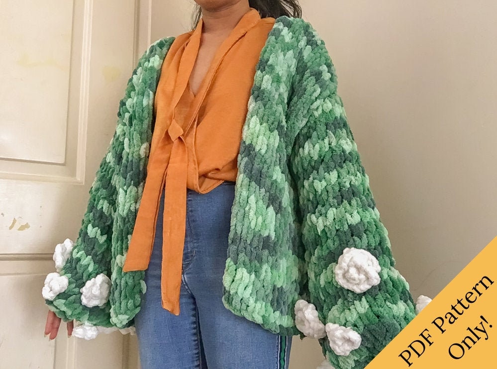 Loop Yarn Cardigan - Etsy