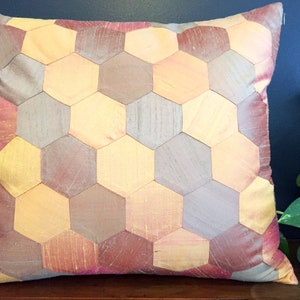 Honeycomb Mosaic Accent Pillow
