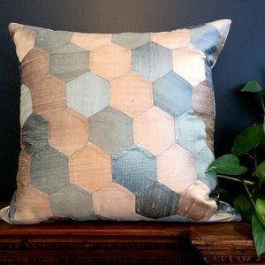 Honeycomb Mosaic Accent Pillow