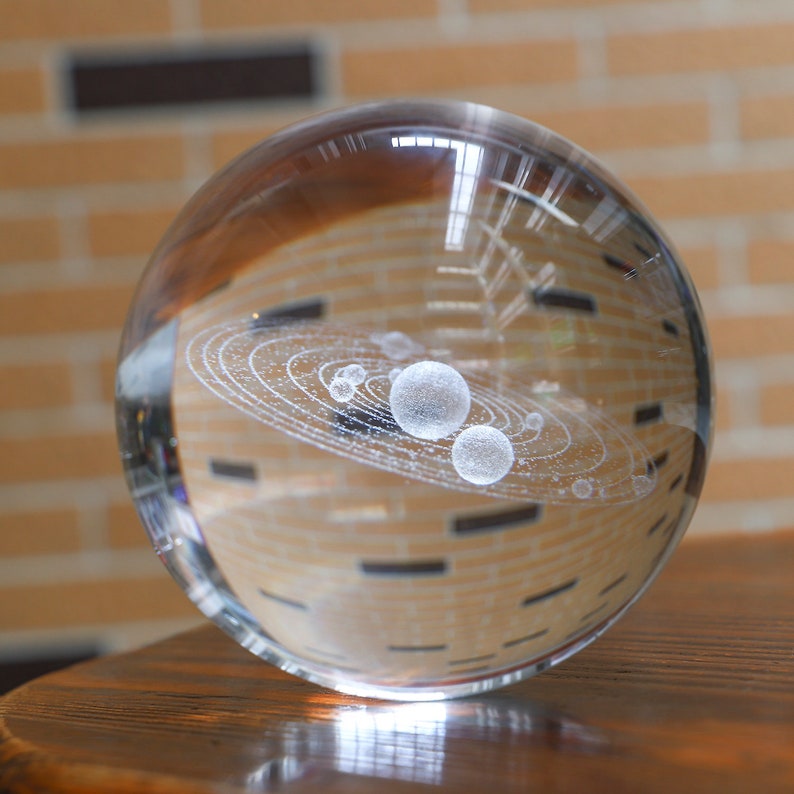 Solar System Crystal Ball Gift