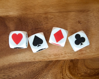 Euchre Trump Indicator Cube | Card Game Accessory, Hearts Diamonds Spades Clubs