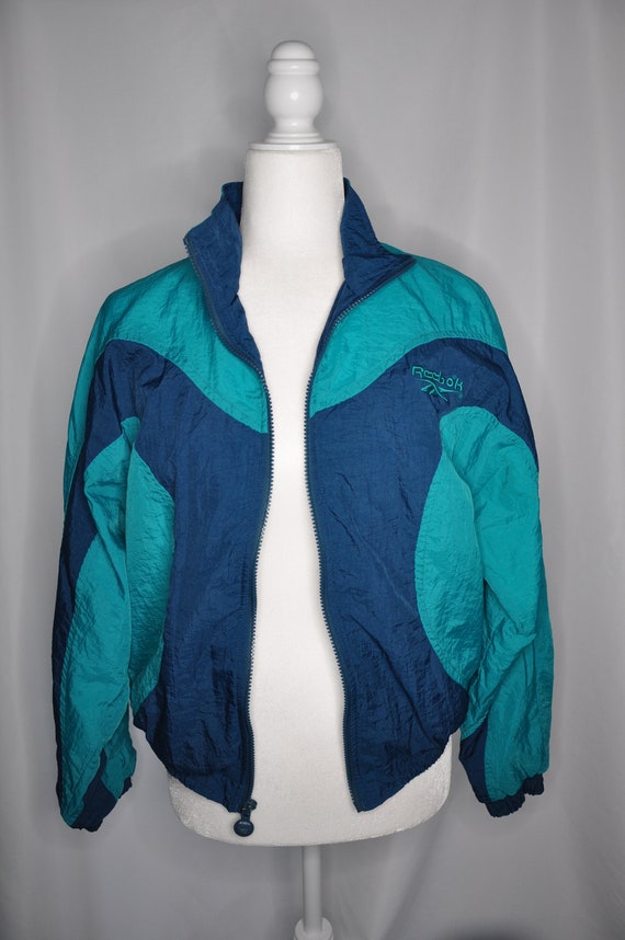 Vintage Teal Reebok Track Jacket - image 2