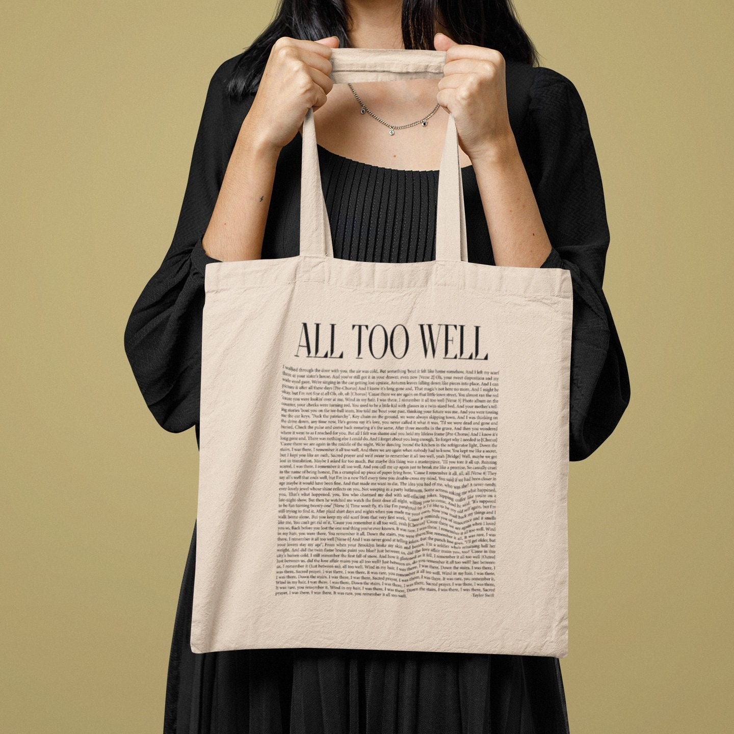 Discover Taylor All Too Well Lyrics Tote Bag, Taylor Tote Bag, Taylor Merch, Taylor taylor version Merch, Taylor taylor version Tote Bags