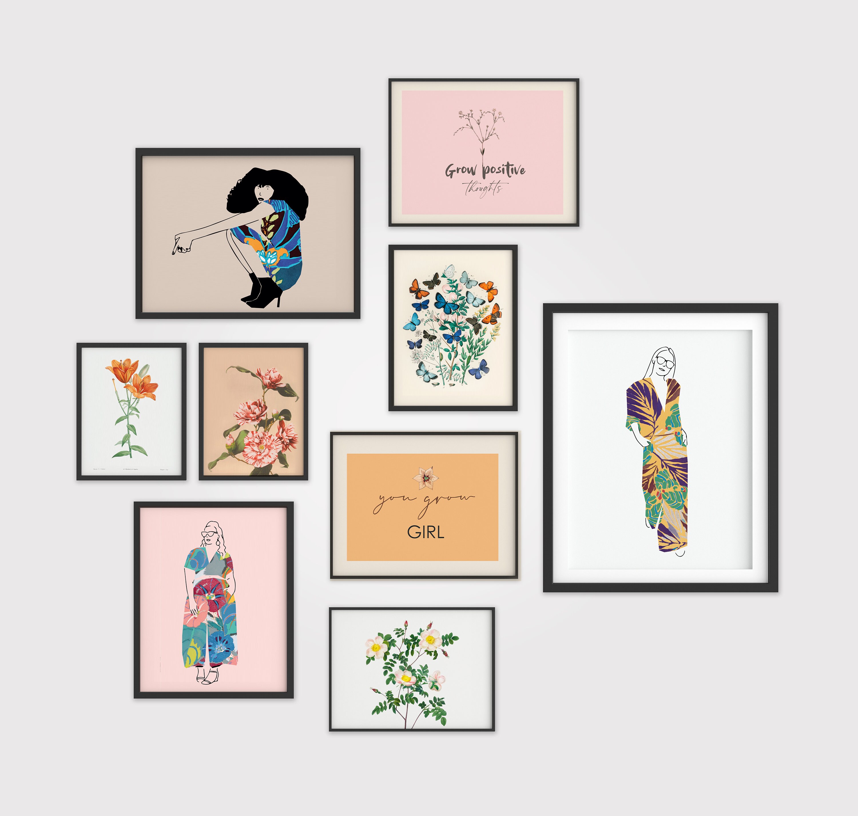 Discover the Beauty of Free Printable Feminine Art: Enhance Your Space ...