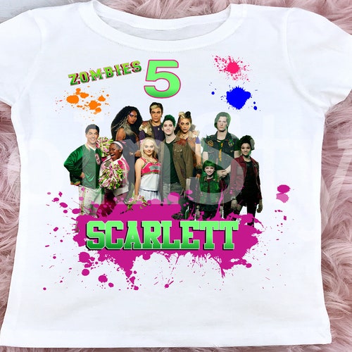 Disney Zombies 2 Birthday Shirt Disney 