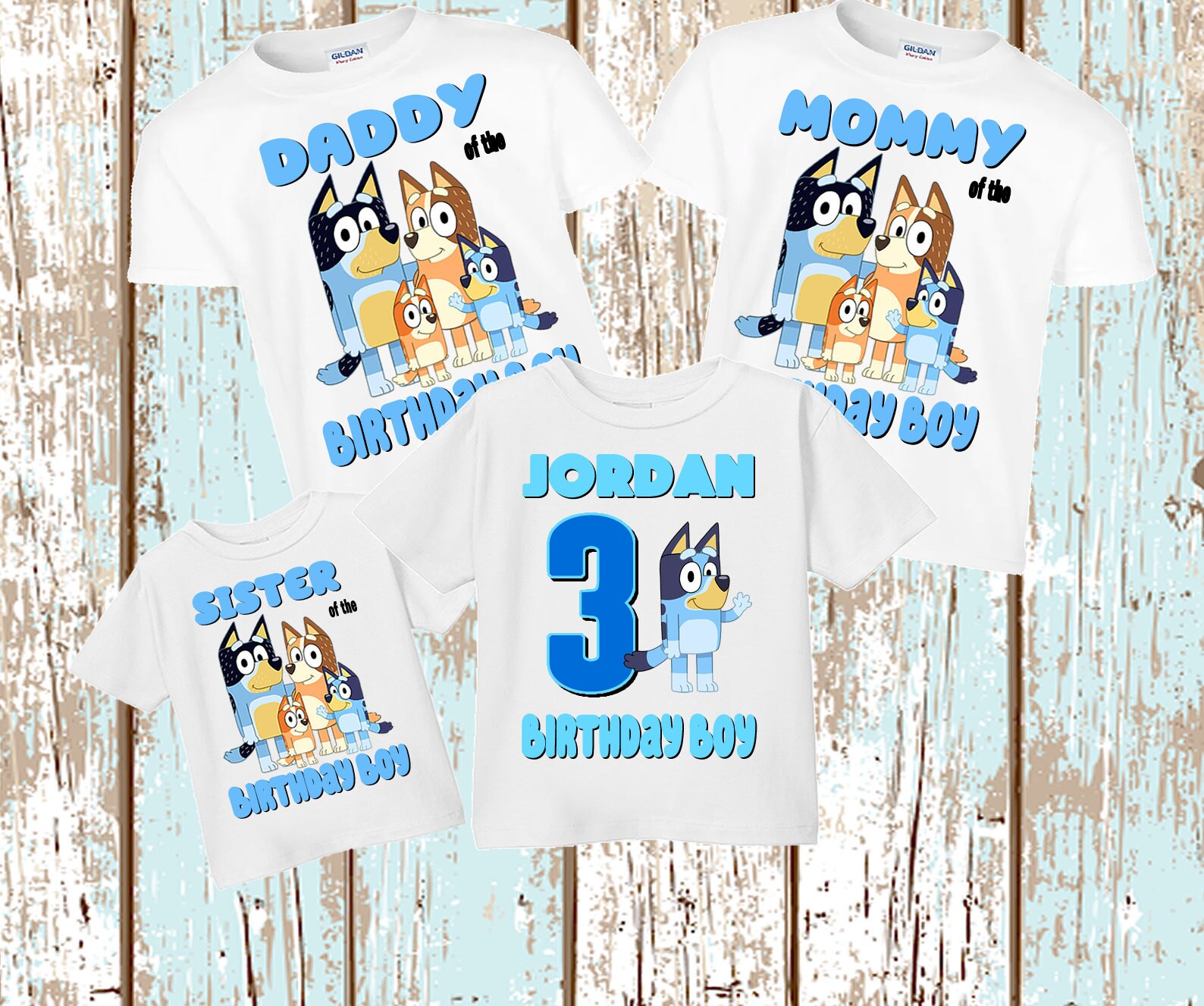 Bluey Birthday Shirt Bluey Blue Heeler Shirt Bluey Matching | Etsy