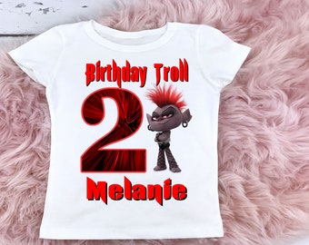 Queen Barb Birthday Shirt, Trolls 2 Birthday Shirt, Trolls World Tour shirt,Queen Barb Tshirt, Trolls 2 Birthday