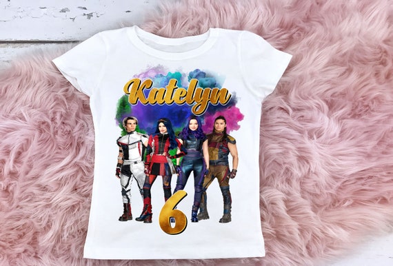 Descendants 3 Birthday Shirt Disney Descendants | Etsy