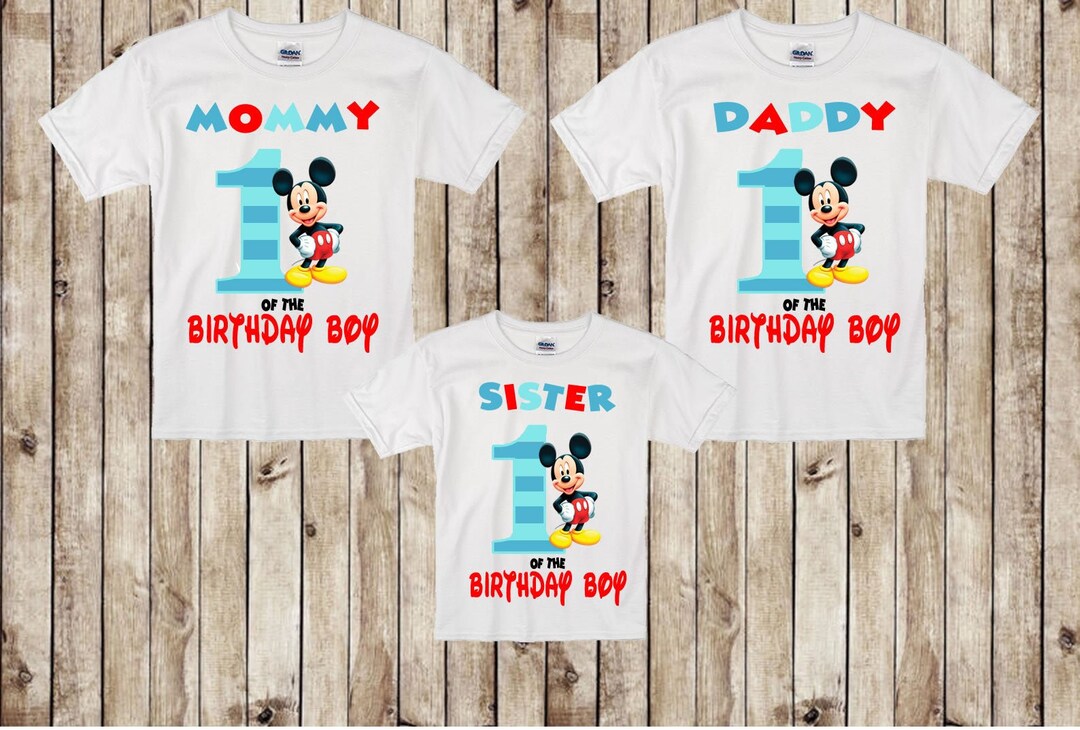 Mickey Mouse Shirt Mickey Mouse 1st Birthday Shirt Fun to Be ONE