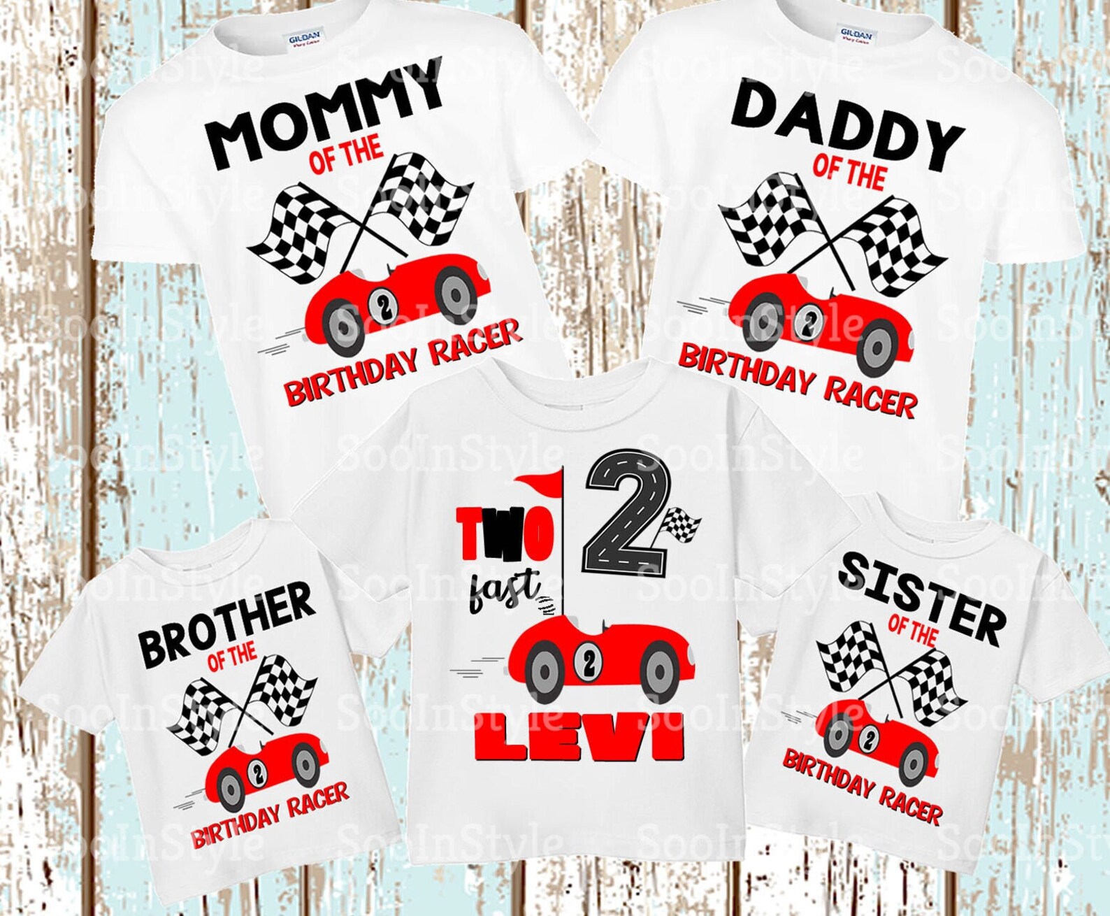 Two Fast Birthday Shirt Race Car Birthday Shirt Race Car Etsy