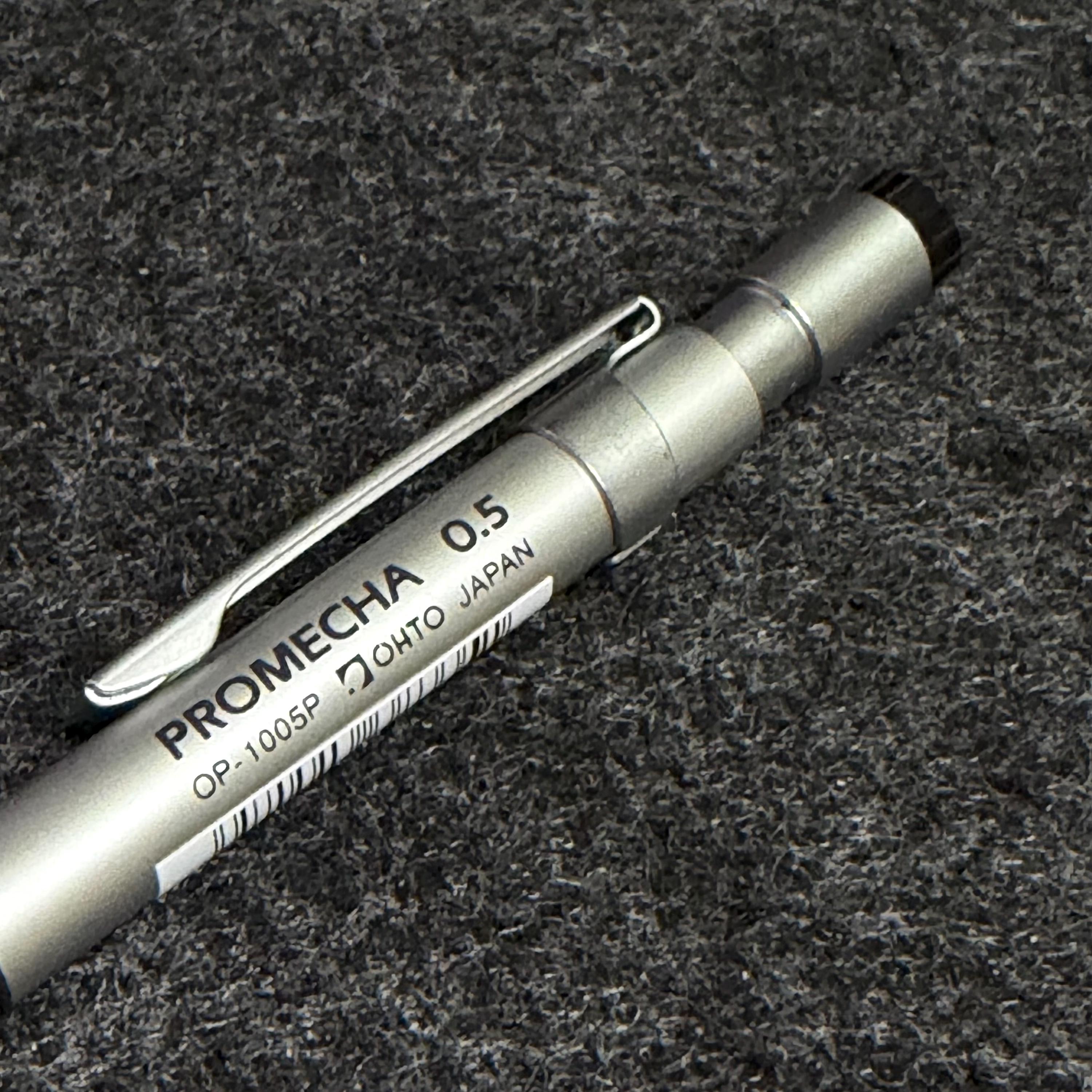 NOS OHTO Promecha 0.5mm Drafting Pencil OP-1005P Silver Japan