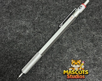 Rotring 600 First Ver. Spring Mechanical Pencil 0.5mm Silver. - Etsy