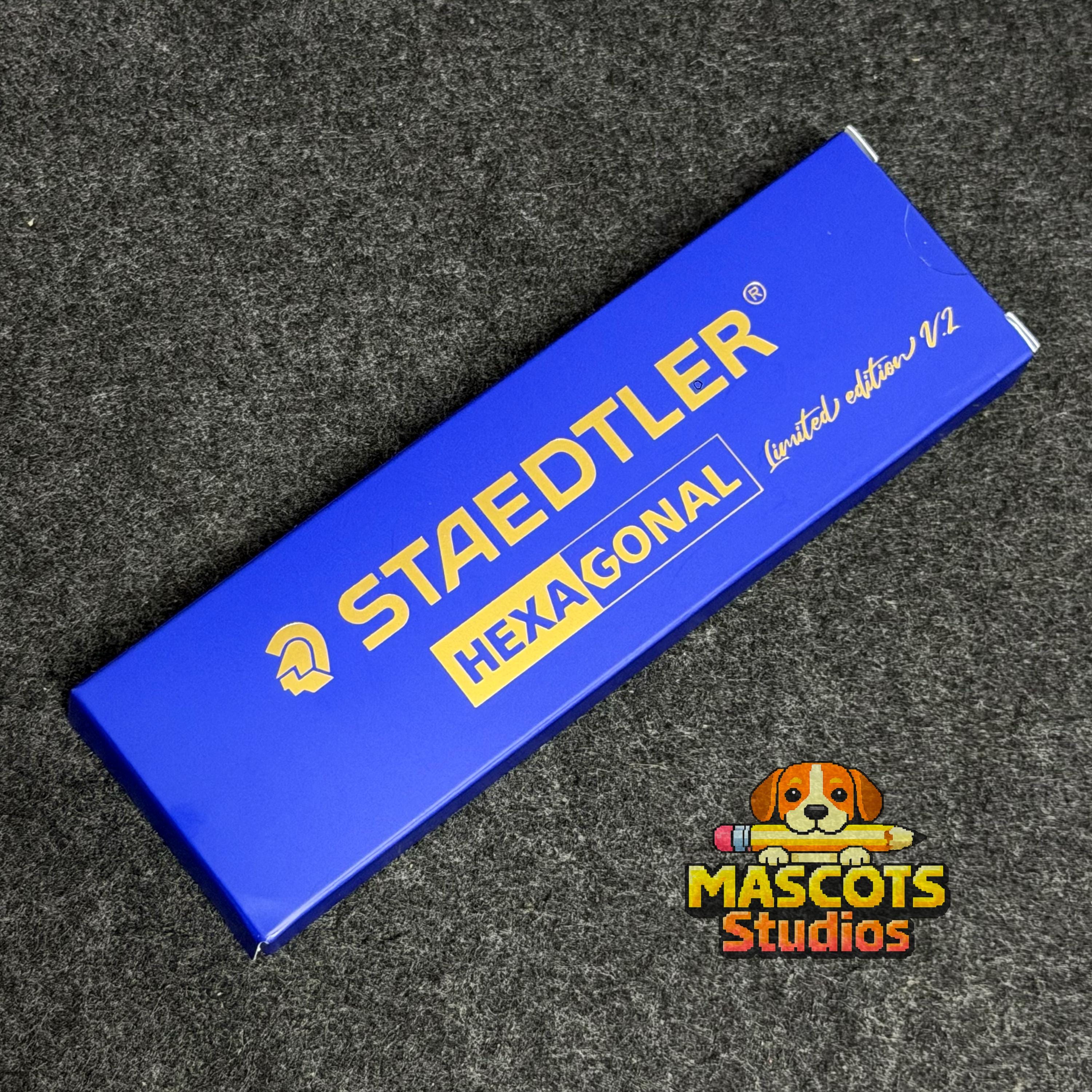 Rare Staedtler 925 77-05L2 Hexagonal Pencil 0.5mm - Royal Blue V.2
