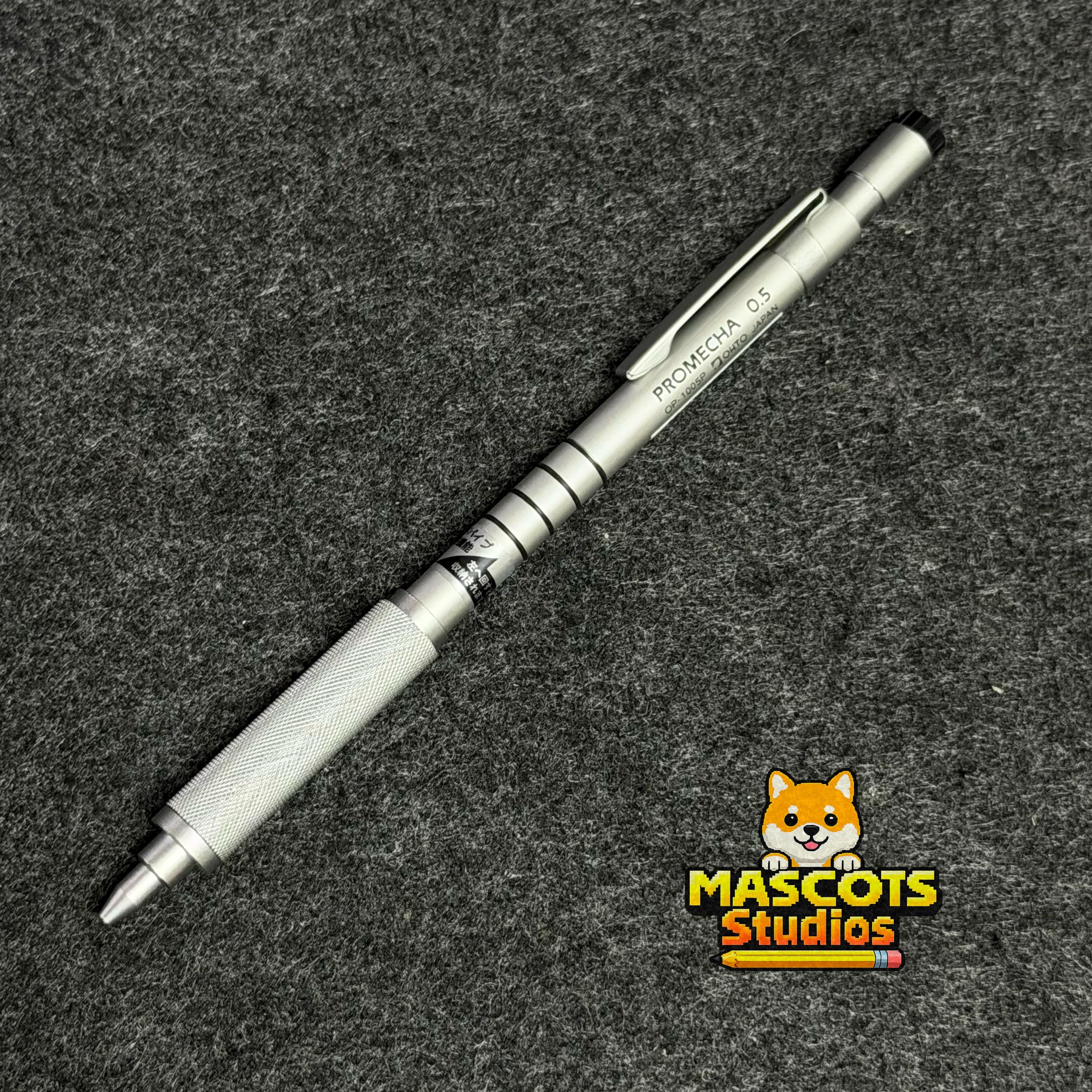 NOS OHTO Promecha 0.5mm Drafting Pencil OP-1005P Silver Japan