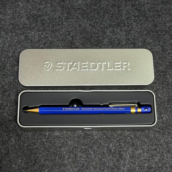 Rare Staedtler 925 77-05L2 Hexagonal Pencil 0.5mm - Royal Blue V.2