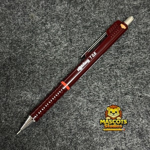 希少なヴィンテージ ロットリング T 0.5 シャープペンシル バーガンディ ドイツ製 NOS