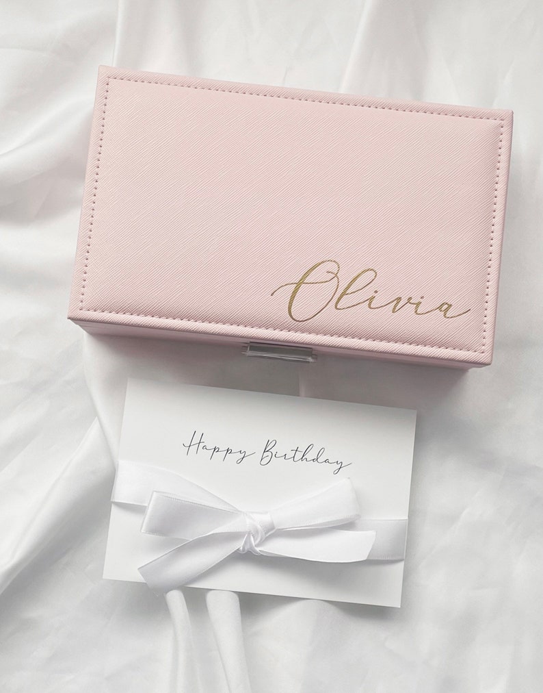 Personalized Jewellery Box Pink Girls Jewelry Box Etsy Australia