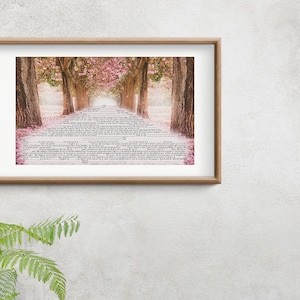 Personalized Ketubah, Custom Ketubah, Modern Ketubah, Floral Ketubah, Jewish Ketubah, Jewish Kesubah, Text Choices Available