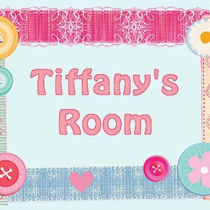 Kids Room, Door Plaque With Personalized Name, Choose any Kid&#39;s Door Sign, Baby Gifts, Nursery Decor, Kids Door Sign, Childs Door Sign,