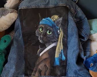 Custom Hand Painted Jean Jacket