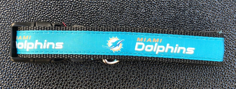 Miami Dolphins Inspired Dog Collar