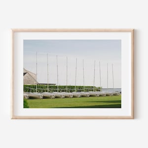Cape Cod Sailboats Print – Coastal Wall Art, Nautical Photography, Yacht Club Boats, Summer Seaside Decor, New England Beach Print