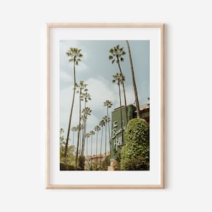 Los Angeles Photography, The Beverly Hills Hotel, Palm Tree Art, Beverly hills Photo, Hollywood Photography, Palm Tree Photography