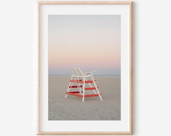 Cape May Seagull Print | Coastal Wall Art | New Jersey Beach Photography | Ocean Bird Print | Framed Beach House Decor