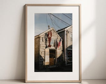 Roy Moore Lobster Co Photography Print, Rockport Massachusetts Wall Art, New England Coastal Decor, Lobster Shack Art, Cape Ann Print