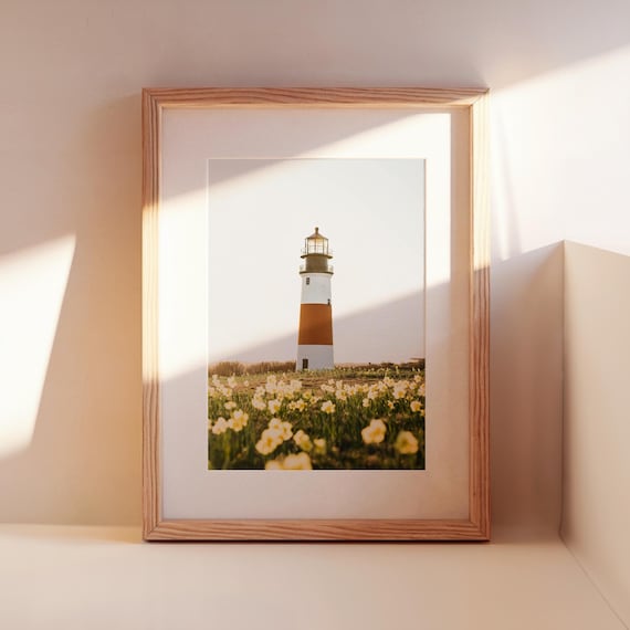 Nantucket Wall Art, Brant Point Lighthouse Photo, Coastal New England Print, Nautical Fine Art, Travel Photography, Beach House Decor