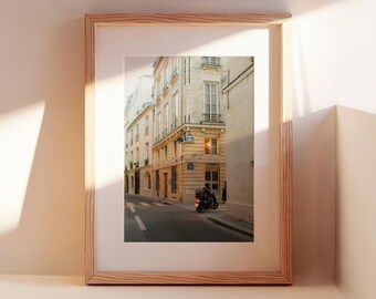 Paris Street Photography Print, Rue Christine Paris Wall Art, Saint Germain des Pres Photograph, French Architecture Decor, European Print