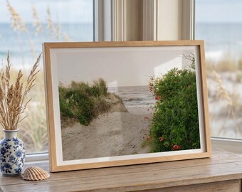 Cape May Beach Path Print | Coastal Wall Art | New Jersey Beach Photography | Coastal Landscape | Nautical Home Decor | Fine Art Print