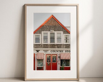 Bearskin Neck Rockport Photography Print, Rockport Massachusetts Wall Art, New England Coastal Decor, Country Store Art Print