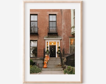 Boston Photo, Vine-Covered Beacon Hill House, New England Wall Art, Historic Boston Decor, Travel Photography, Acorn Street Photo