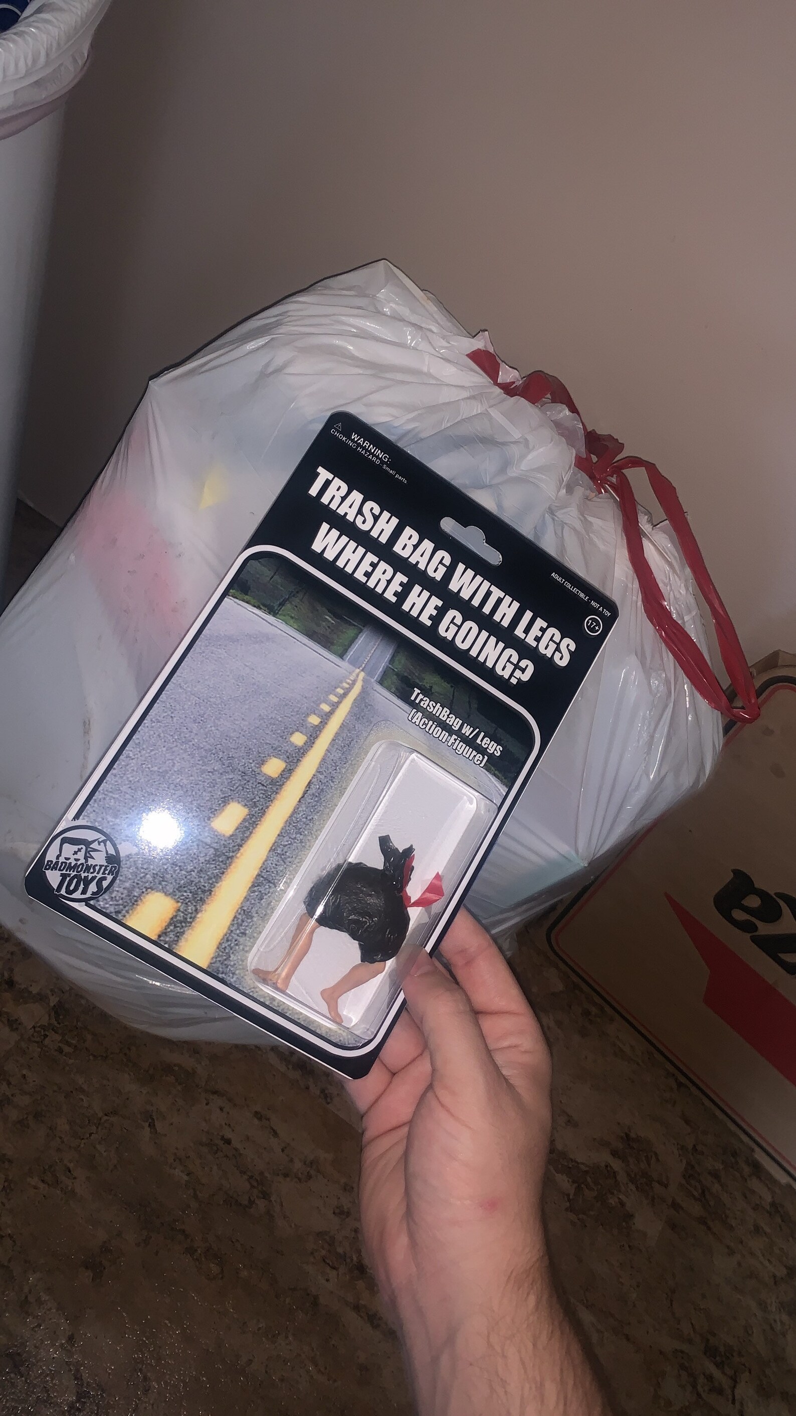 TrashBag With Legs okbuddyretard dank meme custom action Etsy